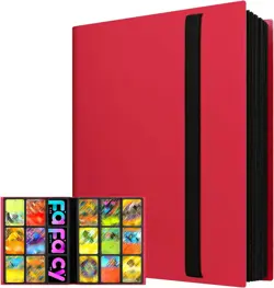 (2025) Trading Card Binder 9 Pocket, Premium Sports Collection Binder Game Cards - Image 1