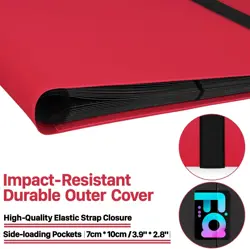 (2025) Trading Card Binder 9 Pocket, Premium Sports Collection Binder Game Cards - Image 5