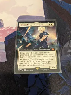 Cloud, Midgar Mercenary #0427 (Extended Art) Unplayed NM MTG Final Fantasy - Image 1