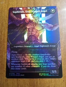 2025 MTG - SEPHIROTH: FABLED SOLDIER - (Borderless)(FOIL) - Final Fantasy - MINT - Image 2