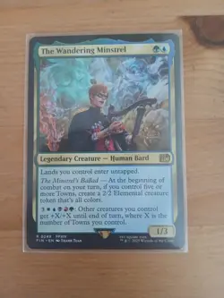The Wandering Minstrel- Final Fantasy - Magic MTG NM - Image 1