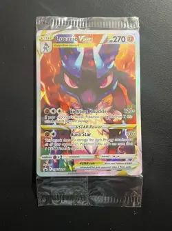SEALED Pokemon Lucario VSTAR SWSH291 Crown Zenith Holo Black Star Promo NM - Image 1