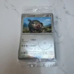 Pokemon Lechonk Promo Card Scarlet Violet 155/198 Sealed Pokemon Center Stamped - Image 1