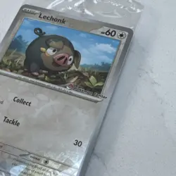Pokemon Lechonk Promo Card Scarlet Violet 155/198 Sealed Pokemon Center Stamped - Image 5