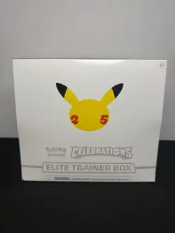 Pokemon Celebrations Elite Trainer Box ETB 25th Anniversary New Factory Sealed - Image 1