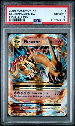 M Charizard EX - 13/108 XY-Evolutions Ultra Rare - GEM MINT PSA 10 - POKEMON TCG - Image 1