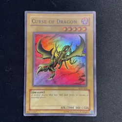 ðŸ”¥ Yugioh Curse of Dragon LOB-066 SUPER RARE HOLOFOIL  - Image 1