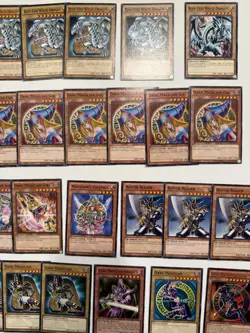 Yugioh Collection Lot Blues Eyes White Dragon & Dark Magician Yugioh Cards LP-NM - Image 7