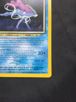 Pokemon Cards: Neo Revelation 1st Edition Rare: Suicune 27/64 - Image 4