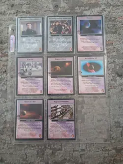 Babylon 5 CCG Psi Corps Complete Set + Promos + Autos (205 Cards) NM Condition - Image 13