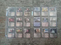 Babylon 5 CCG Psi Corps Complete Set + Promos + Autos (205 Cards) NM Condition - Image 17