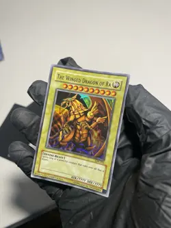 Yu-Gi-Oh Egyptian God Card Set GBI-001, 002, 003. Rare Promo Ra Slifer Obelisk - Image 18