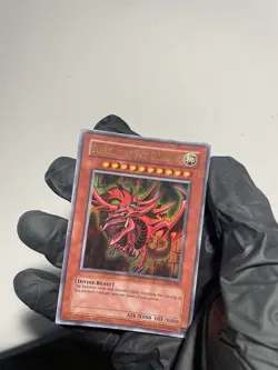 Yu-Gi-Oh Egyptian God Card Set GBI-001, 002, 003. Rare Promo Ra Slifer Obelisk - Image 28