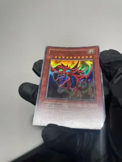 Yu-Gi-Oh Egyptian God Card Set GBI-001, 002, 003. Rare Promo Ra Slifer Obelisk - Image 3