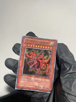 Yu-Gi-Oh Egyptian God Card Set GBI-001, 002, 003. Rare Promo Ra Slifer Obelisk - Image 4