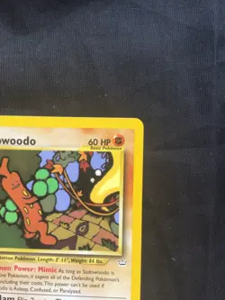 Pokemon Cards: Neo Revelation 1st Edition Rare: Sudowoodo 26/64 - Image 3