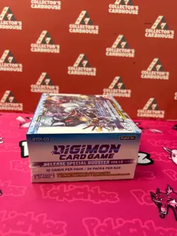 Digimon Card Game Special Release Ver1.0 BT01-03 Booster Box - Brand New | V20 - Image 2