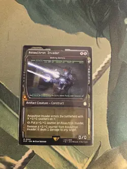 MTG Assaultron Invader Walking Ballista Rare Card Fallout Showcase Edition - Image 1
