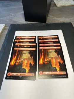 Magic the Gathering MTG Mountain (0305) Full Art x8 Land Cards NM/M Final - Image 1