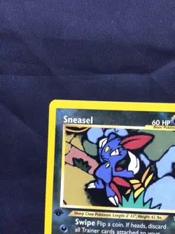 Pokemon Cards: 1st Edition Neo Revelation Rare: Sneasel 24/64 - Image 2