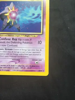 Pokemon Cards: Neo Revelation 1st Edition Rare: Starmie 25/64 - Image 14