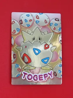 TOGEPI  (TOGEPY)--JAPANESE MEIJI EMBOSSED PROMO FOIL POKEMON CARD - Image 1