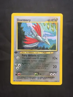 Pokemon Cards: Neo Revelation 1st Edition Rare: Skarmory 23/64 - Image 11