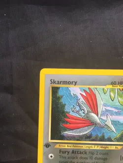 Pokemon Cards: Neo Revelation 1st Edition Rare: Skarmory 23/64 - Image 12
