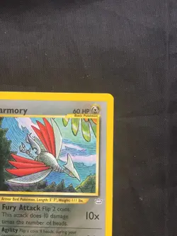 Pokemon Cards: Neo Revelation 1st Edition Rare: Skarmory 23/64 - Image 3