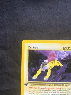 Pokemon Cards: Neo Revelation 1st Edition Rare: Raikou 22/64 - Image 12