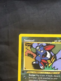 Pokemon Cards: Neo Revelation 1st Edition Rare: Sneasel 24/64 - Image 12