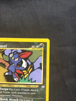 Pokemon Cards: Neo Revelation 1st Edition Rare: Sneasel 24/64 - Image 3