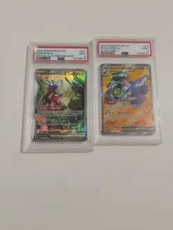Pokemon Koraidon Ex Special Illustration/Revavroom Ex PSA Graded Full Art Cards - Image 1