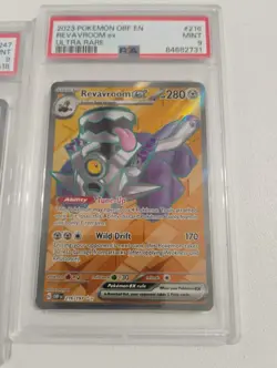Pokemon Koraidon Ex Special Illustration/Revavroom Ex PSA Graded Full Art Cards - Image 3