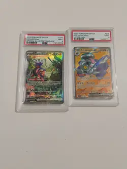 Pokemon Koraidon Ex Special Illustration/Revavroom Ex PSA Graded Full Art Cards - Image 5