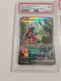 Pokemon Koraidon Ex Special Illustration/Revavroom Ex PSA Graded Full Art Cards - Image 6