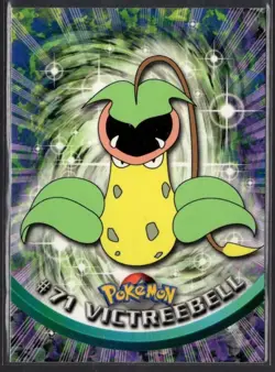 Victreebell #71 Topps TV Animation Pokemon Card Blue Logo Near Mint - Image 1