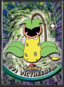 Victreebell #71 Topps TV Animation Pokemon Card Blue Logo Near Mint - Image 3