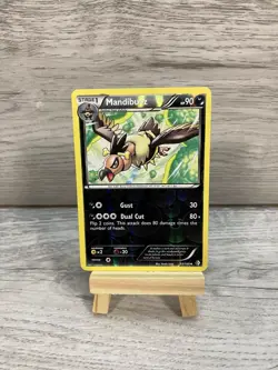 93/149 Mandibuzz Reverse Holo Card: Pokemon TCG BW-07 Boundaries Crossed - Image 1
