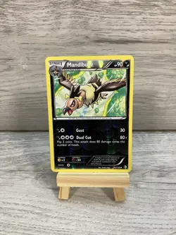 93/149 Mandibuzz Reverse Holo Card: Pokemon TCG BW-07 Boundaries Crossed - Image 3