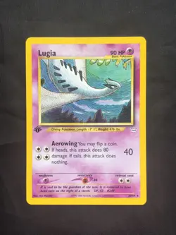 Pokemon Cards: Neo Revelation 1st Edition Rare: Lugia 20/64 - Image 1