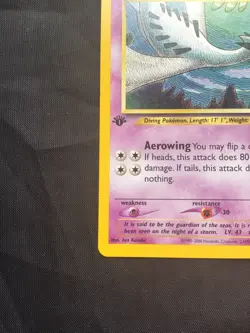 Pokemon Cards: Neo Revelation 1st Edition Rare: Lugia 20/64 - Image 5