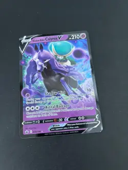 Pokémon Card Shadow Rider Calyrex V Chilling Reign 074/198 Trading Card TCG - Image 7