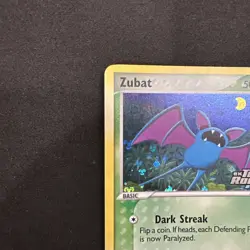 Pokemon Team Rocket Returns 82/109 Zubat Reverse Holo Stamped NM Card - Image 4