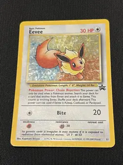 Pokemon Eevee Black Star Promo Holo Card 11 Wizards of the Coast - Image 1