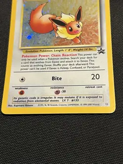 Pokemon Eevee Black Star Promo Holo Card 11 Wizards of the Coast - Image 4
