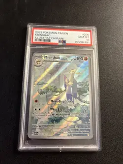 2023 Pokémon Mienshao GEM MT 10 Illustration Rare Card #200 - Image 1