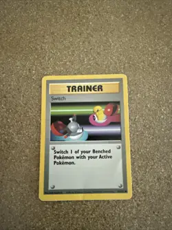 PokÃ©mon TCG Switch Base Set Trainer Unlimited Common Card 95/102 - Image 1