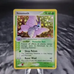 Venomoth Pokemon Card Ex FireRed LeafGreen Reverse Holo Foil 49/112 2004 âœ¨ - Image 1