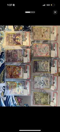 PSA 10 Terastal Festival Eevee Evolution SAR Set Of 9 Pokemon Card Japanese 2024 - Image 1